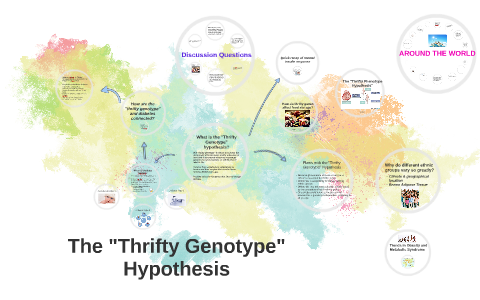 thrifty genotype hypothesis means