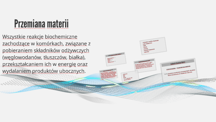 Przyrzyroda Sprawdzian Klasa 5 Przemiana Materii