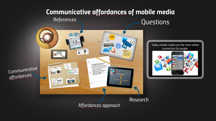 Cognition, cues, nudges and affordances in mobile communication