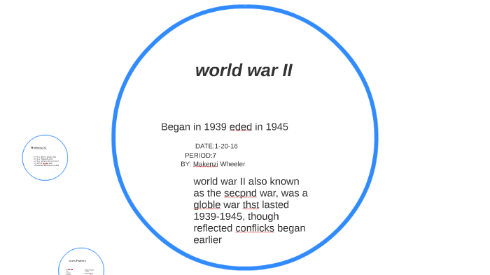 world war II by makenzi wheeler on Prezi