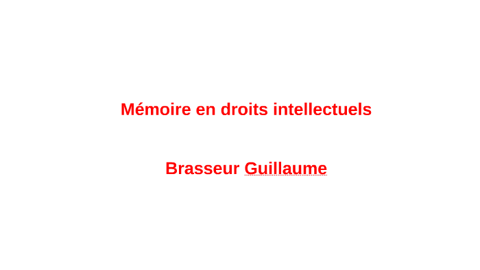 Défense mémoire by Guillaume Brasseur on Prezi