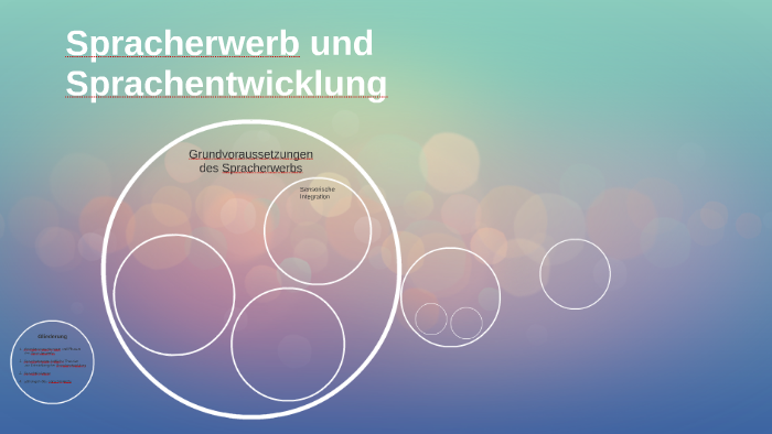 Spracherwerb Und Sprachentwicklung By Steffen Danker On Prezi