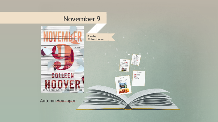 November 9 - by Colleen Hoover (Paperback)