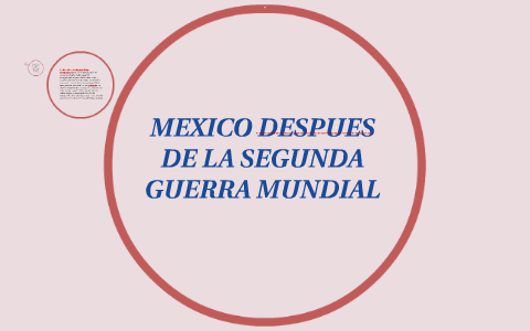 MEXICO DESPUES DE LA GUERRA MUNDIAL by Edna Rojas on Prezi Next