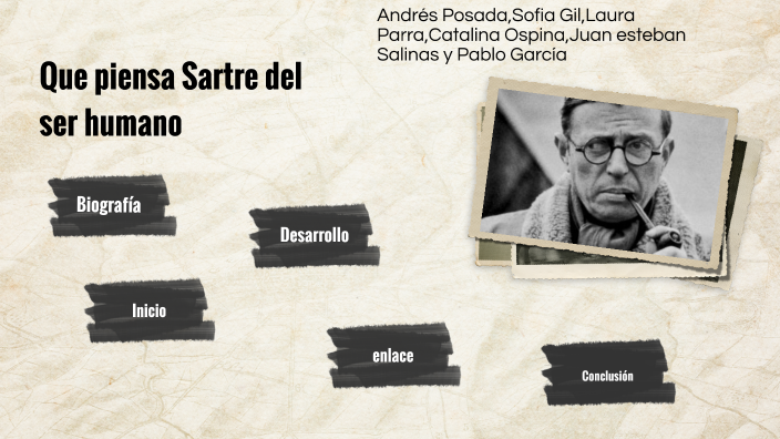 Sartre By Andres Posada