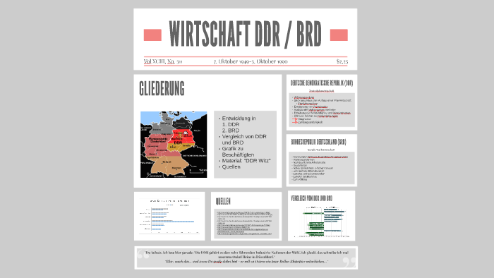 WIRTSCHAFT DDR / BRD by Annemieke Schoene