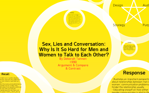 sex lies and conversation
