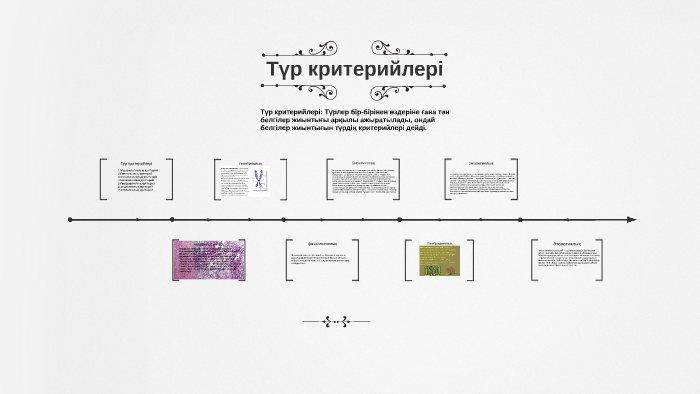 Түр критерийлері презентация