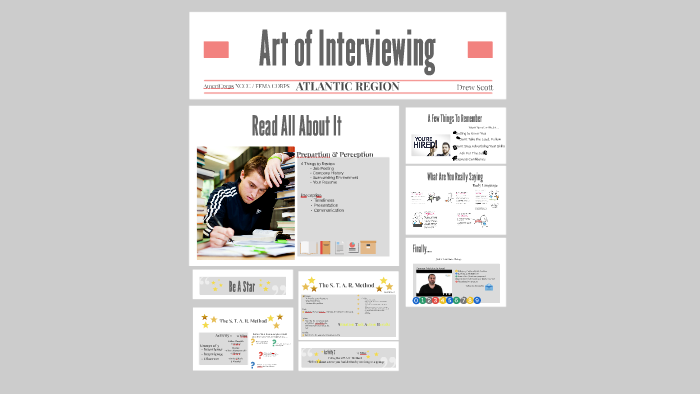 Art Of Interviewing by Drew Scott on Prezi