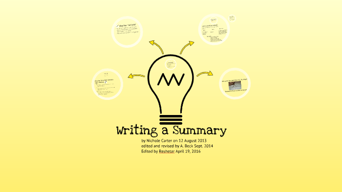 writing-a-four-step-summary-by-melinda-reshetar