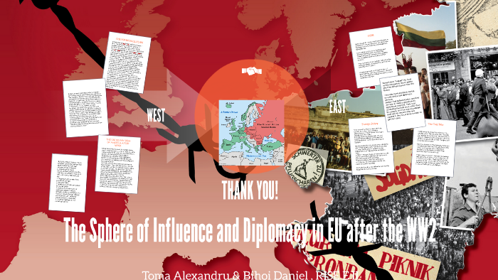 The Sphere of Influence and Diplomacy in EU after the WW2 by Alex Toma