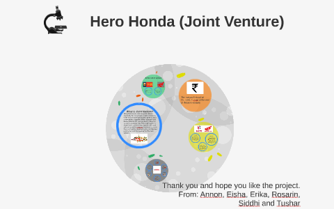 hero honda joint venture