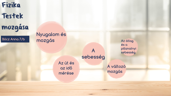 fizika 7 osztály testek mozgása témazáró
