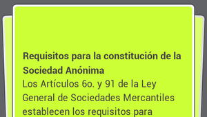 Requisitos Para La Constitución De La Sociedad Anónima By José Antonio ...