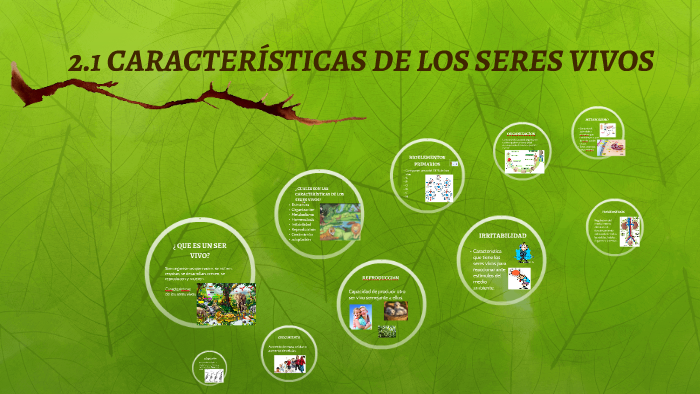 2.1 CARACTERÍSTICAS DE LOS SERES VIVOS by Valeria Acosta on Prezi