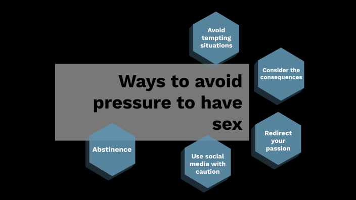 Ways To Avoid Pressure To Have Sex By Kirstien Maier Ali On Prezi 