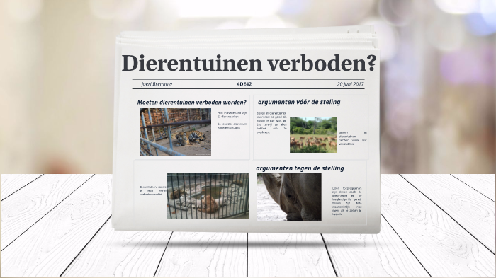 Dierentuinen verboden by Joeri Bremmer on Prezi