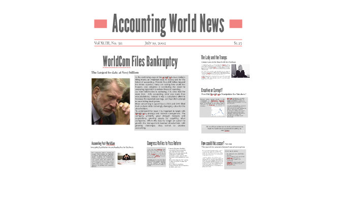 Accounting World News By Reagan Richmond Accounting World News By Reagan Richmond