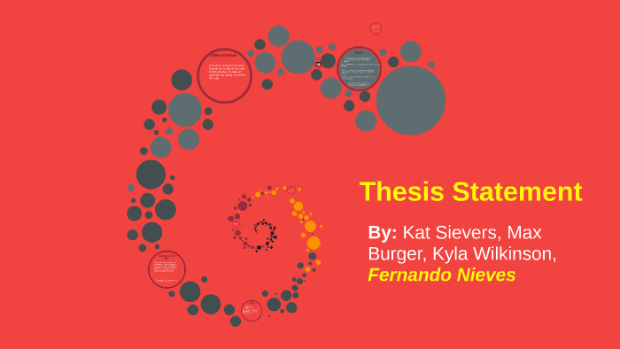 Thesis Statement by kat sievers on Prezi