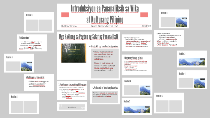 Introduksiyon sa Pananaliksik sa Wika at Kulturang Pilipino by