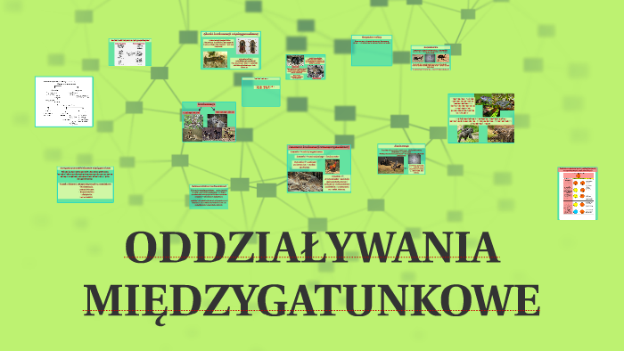 ODDZIAŁYWANIA MIĘDZYGATUNKOWE by Julia Potocka on Prezi