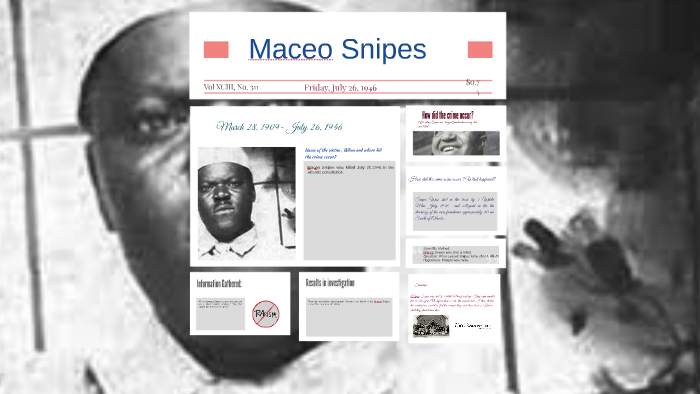 Maceo Snipes By Unique Allen