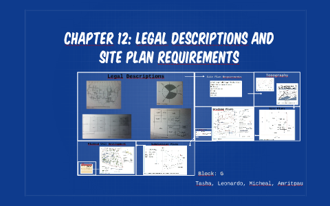 Chapter 12 Legal descriptions and site plan requirements by Tasha Chan ...