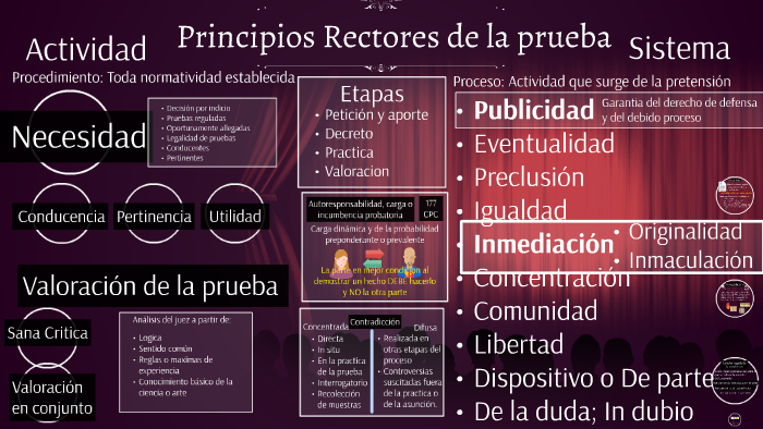 Principios Rectores De La Prueba By Javier Del Castillo On Prezi