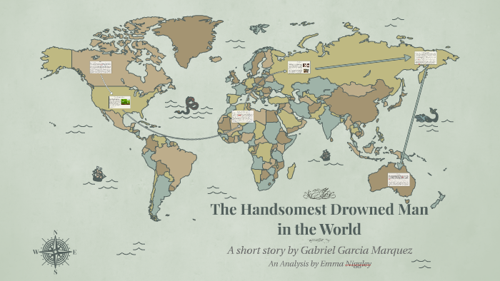 the handsomest drowned man in the world characters