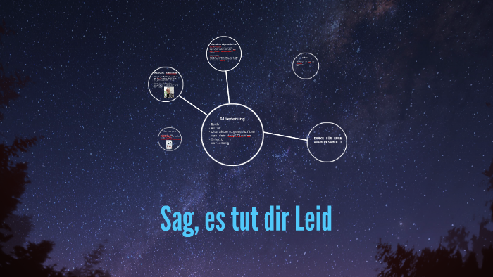 Sag Es Tut Dir Leid