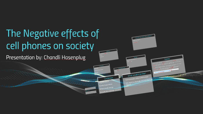 Negative Impact Of Mobile Phones On Society