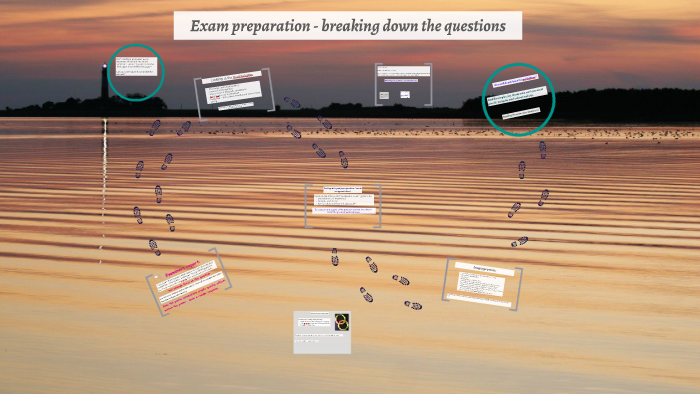 Exam preparation - breaking down the questions by Claire Tierney on Prezi