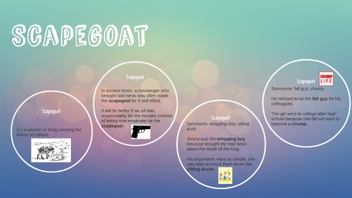 Scapegoat by Tierney Harkins on Prezi Next