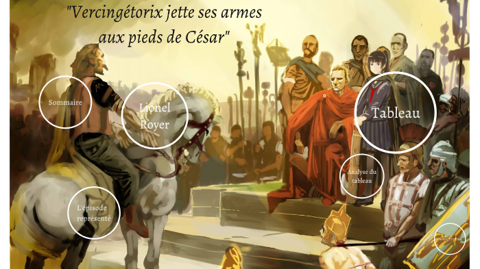 Vercingétorix Jette Ses Armes Aux Pieds De César