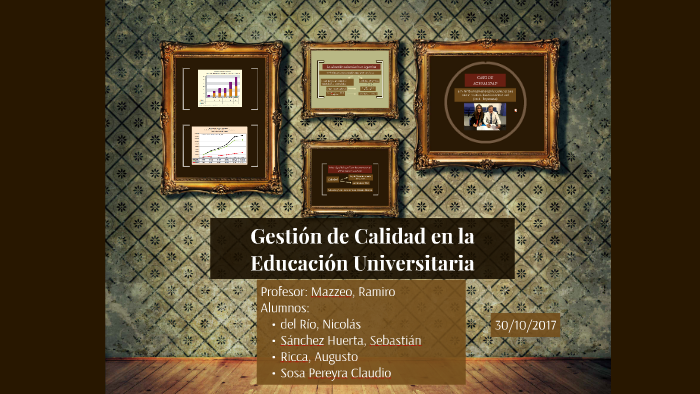 Gestión de Calidad en la Educación Universitaria by Claudio Pereyra on ...