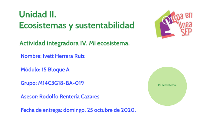 Actividad Integradora 4 Cuidando Mi Medioambiente