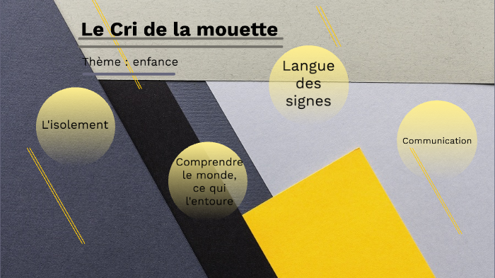 Le Cri de la mouette/ thème:enfance by line al ghazawi on Prezi