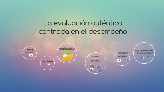 La evaluación autentica centrada en el desempeño by Grecia Galindo on Prezi