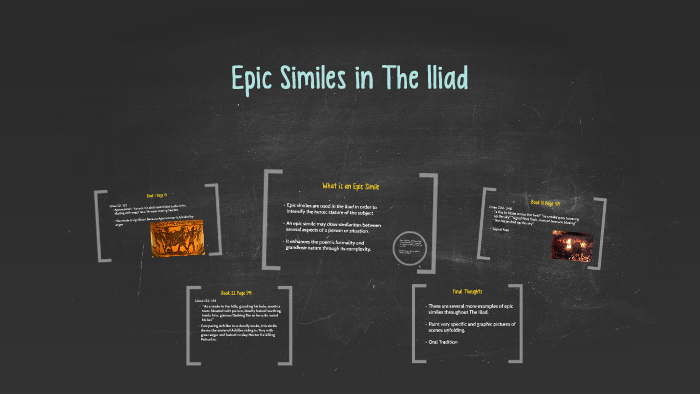 List Of Epic Similes In The Iliad