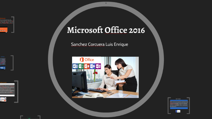 Microsoft Office 2016 by Luis Sanchez Corcuera on Prezi
