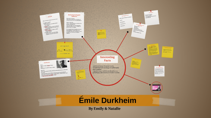 Emile Durkheim By Emily Passfield