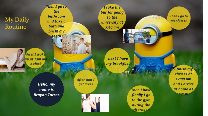 My daily routine by brayan tarras ceballos on Prezi