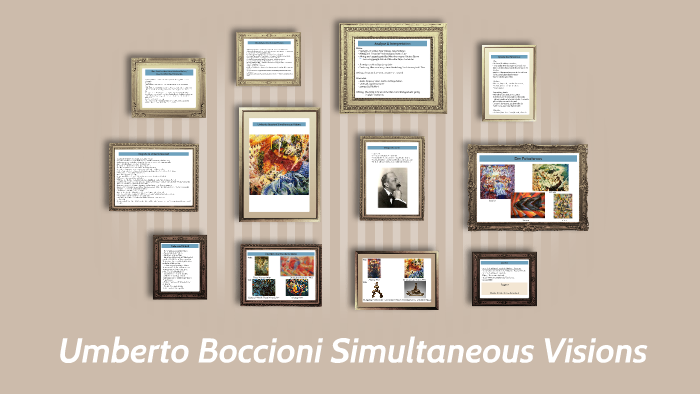 Umberto Boccioni Simultaneous Visions By Vivien Buchholz On Prezi