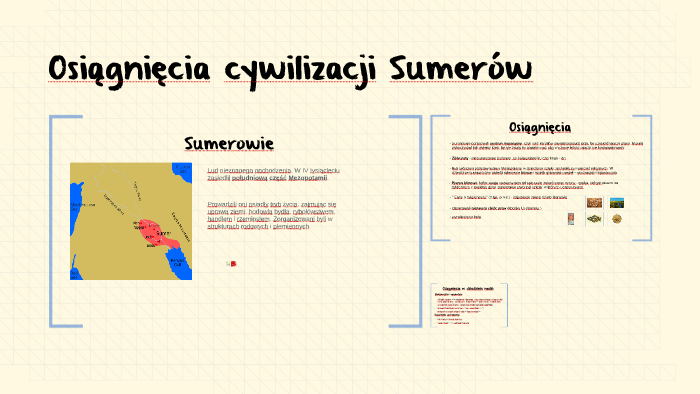 Osiągnięcia cywilizacji Sumerów by Wanessa Lipertowicz on Prezi