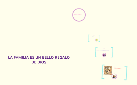 LA FAMILIA ES UN BELLO REGALO DE DIOS by on Prezi