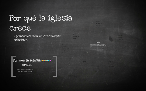 Por qué la iglesia crece2 by David Gomez on Prezi