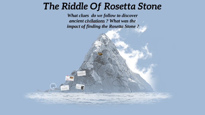 The Riddle Of The Rosetta Stone Edgenuity