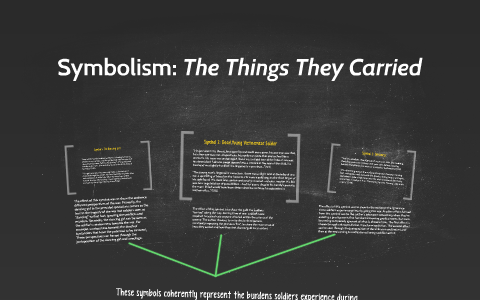 symbolism in the things they carried essay