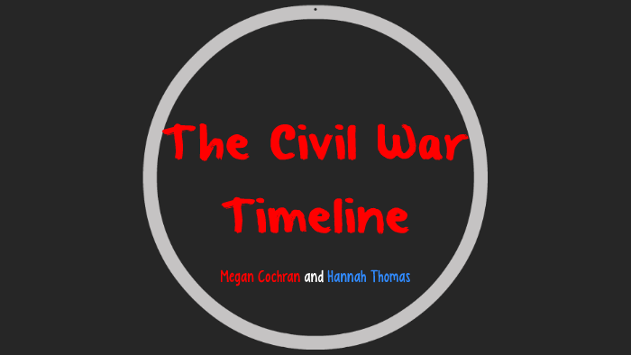 Civil War Timeline by Hannah Thomas on Prezi