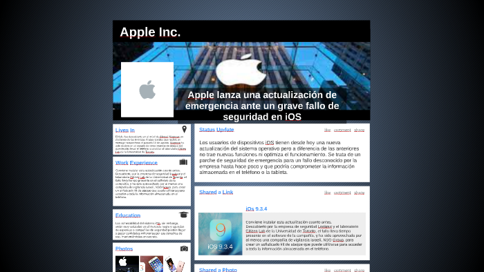 Apple Inc. by Andrea Morales on Prezi